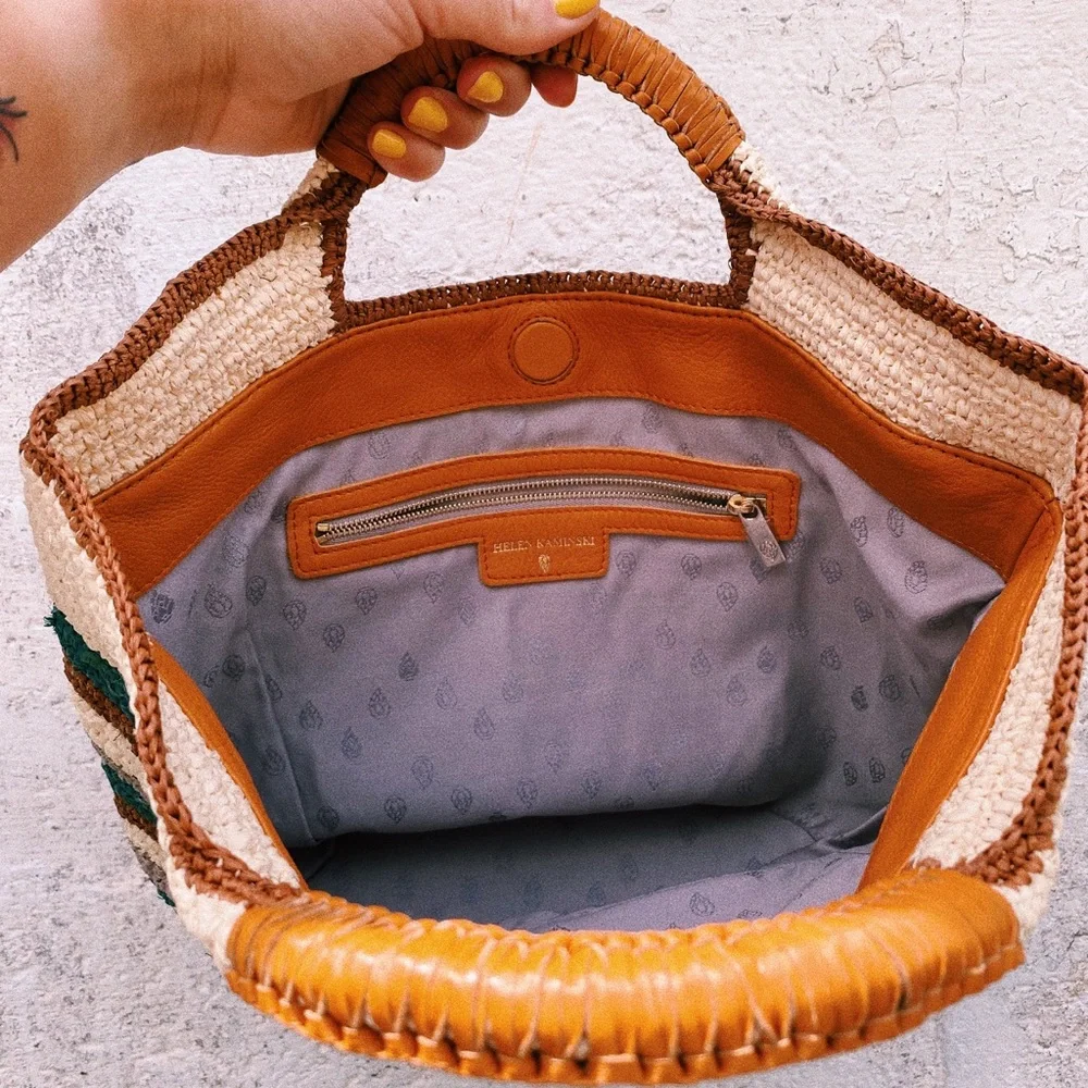 Helen Kaminski raffia bag/tote - Picture 3 of 4